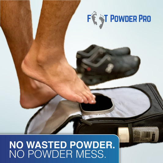 No Mess. No Fuss. Powder Your Feet in Seconds.