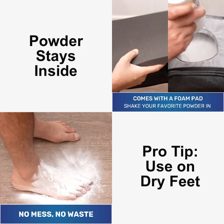 Powder Your Feet - Not The Floor