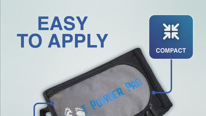 No Mess. No Fuss. Powder Your Feet in Seconds.